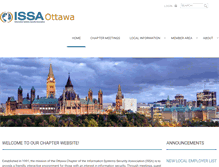 Tablet Screenshot of issa-ottawa.ca